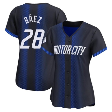 Javier Baez Women's Limited Detroit Tigers Blue 2024 City Connect Jersey