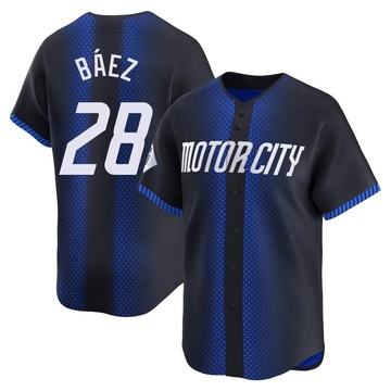 Javier Baez Youth Limited Detroit Tigers Blue 2024 City Connect Jersey