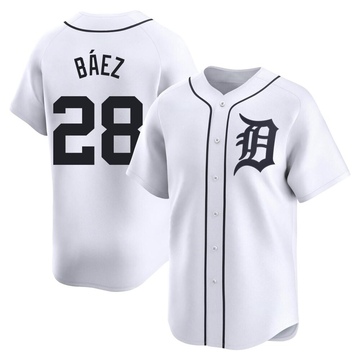 Javier Baez Youth Limited Detroit Tigers White Home Jersey