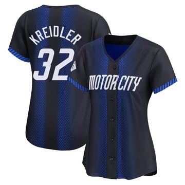 Ryan Kreidler Women's Limited Detroit Tigers Blue 2024 City Connect Jersey