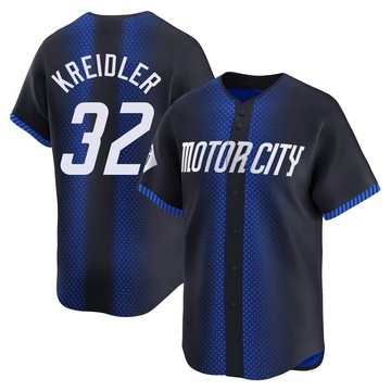 Ryan Kreidler Youth Limited Detroit Tigers Blue 2024 City Connect Jersey