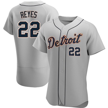 Victor Reyes Men's Authentic Detroit Tigers Gray Road Jersey