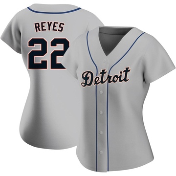 Victor Reyes Women's Replica Detroit Tigers Gray Road Jersey
