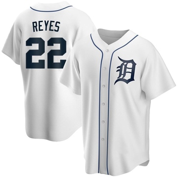 Victor Reyes Youth Replica Detroit Tigers White Home Jersey